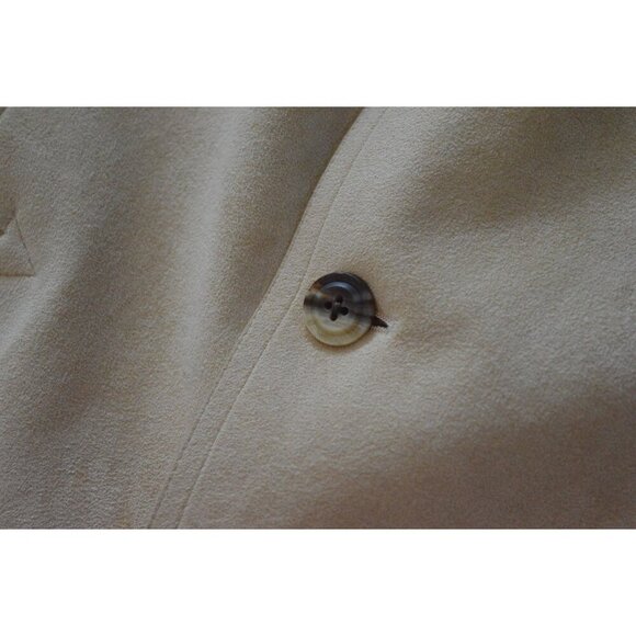 Westridge Tailored For Sheplers Beige Suede Blazer Men's L Single-Breasted With - Picture 8 of 13
